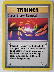 Super Energy Removal 108/130 NM - SELTENE Basis 2 Set Pokémon Karte $ 2 kombinierter Versand - Bild 1 von 2