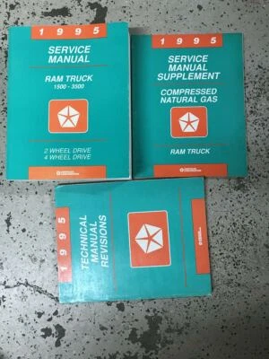 1995 Dodge Ram Truck DIESEL 1500 2500 3500 Service Shop Repair Manual Set OEM  - Изображение 1 из 4
