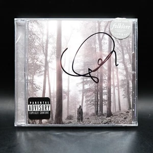 Taylor Swift Signed Folklore CD Album Autographed New Sealed - Picture 1 of 2