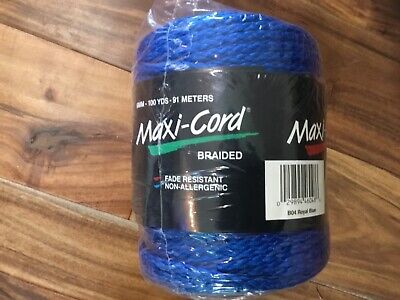 Nuevo MAXI-Cable Trenzado Polyproplene 6mm-100 Metros Azul Real • 0.94€
