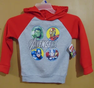 Boys Size 4 MARVEL AVENGERS Fleece Hoodie NEW TAGS! - Picture 1 of 8