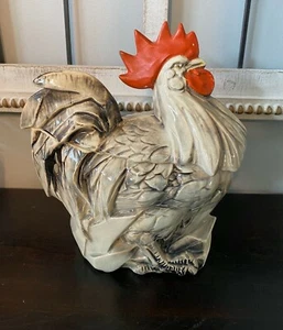 FRASCO DE GALLETAS DE GALLO VINTAGE (?MCCOY) - Imagen 1 de 10