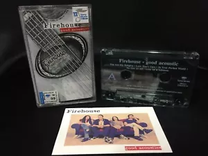 FireHouse Good Acoustics + Calendar (Epic/Sony 1996) Cassette Tape - Picture 1 of 3