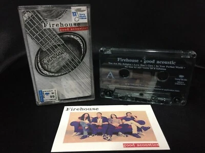 FireHouse Good Acoustics + Calendar (Epic/Sony 1996) Cassette Tape - Image 1 of 3
