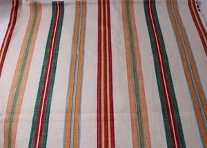 Tela material a rayas P/Kaupmann 1,89 yardas resistente a las manchas del suelo - Imagen 1 de 8