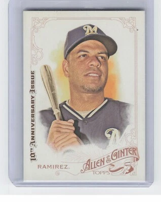 2015 Topps Allen & Ginter Aramis Ramirez #193 10th Anniversary Issue 04/10  - Image 1 of 2