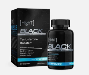 High T Black Testosterone Booster Supplements Strength Stamina 120 Cap. - Picture 1 of 2