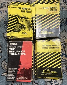 cliff notes lot 49 Overall Good Condition Some Minor Wear Small Writing Very Ni - Picture 1 of 10