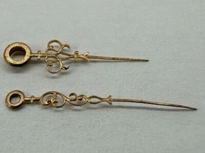 Rolex Antique Swiss Beautiful Louis XVI filigree Gold Plated Steel Watch Hands - Picture 1 of 4