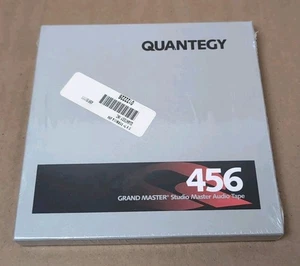 Quantegy 456 1200ft 1/4in Tape 7 Inch Reel NEW SEALED 6.3mm X 336m - Picture 1 of 5