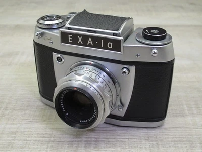 EXA 1a Kleinbildkamera mit Zeiss Tessar 50mm f2.8 - Bild 1 von 4