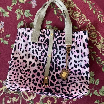 DOLCE&GABBANA Bolso de Mano de Hombro Cuero Rosa Pequeño Cartera De Colección Auténtico Foto 1 de 4