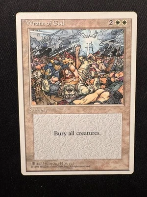 mtg WRATH OF GOD NM Unlimited -Argo- - Image 1 of 2