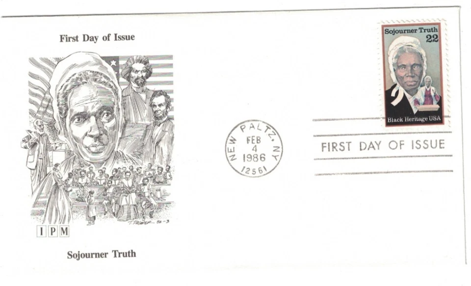 1986 FDC SOJOURNER TRUTH CACHET - Image 1 of 1