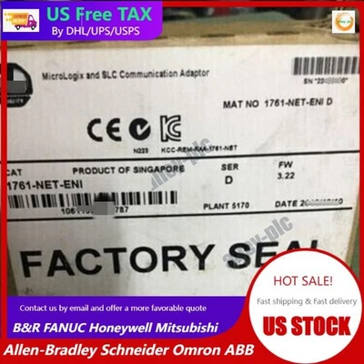 1761-NET-ENI MICROLOGIX AND SLC COMMUNICATION NEW FedEx or DHL - Image 1 of 4