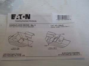 25- Eaton Chlo Breaker Cerraduras 5 por bolsa. b246 - Imagen 1 de 2