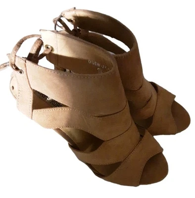 Tacones de salón Cape Robbin para mujer talla 7,5 color coñac 4" de alto Foto 1 de 4