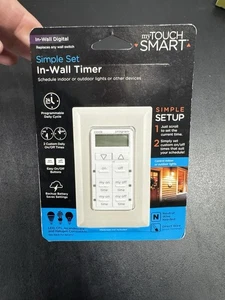 MyTouchSmart Simple Set In-Wall Timer, White - Picture 1 of 2