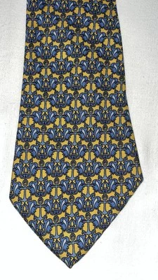 Cravatta Hermès Paris 100% seta - Imagen 1 de 4