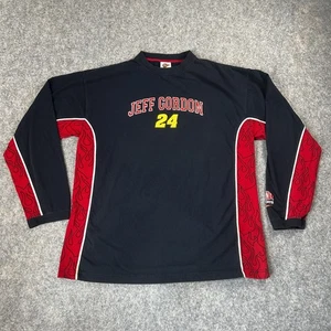 Vintage Jeff Gordon Shirt Mens Large NASCAR Racing DuPont Motorsports 90s - Picture 1 of 9