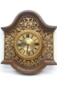 Vintage 1967 SYROCO #1025 Ornate Wall Clock - Picture 1 of 6