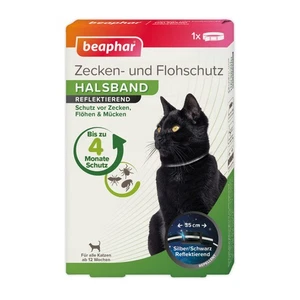 Beaphar Zecken- und Flohschutz Halsband reflektierend für Katzen 35 cm Flöhe - Bild 1 von 4