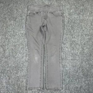 JAG Jeans Womens Size8P Gray High Rise Straight Leg Pull ON - Picture 1 of 10