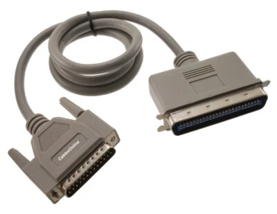 3ft DB25 Male to CN50 Male SCSI 25-Conductors Cable, CablesOnline SC-001 - Image 1 of 4