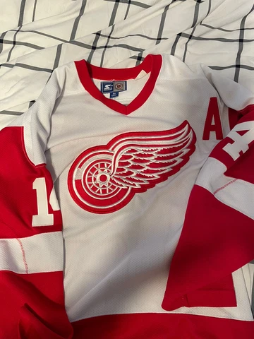 AUTHENTIC DETROIT REDWINGS BRENDAN SHANAHAN AWAY JERSEY 14 MEDIUM STARTER Cover