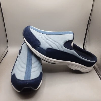 Easy Spirit Traveltime Clogs Women's 12M Blue Fabric Denim - Изображение 1 из 4