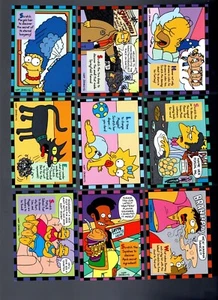 1994 SKYBOX THE SIMPSONS SERIES 2 SMELL-O-RAMA 10-CARD INSERT SET TRADING CARDS - Picture 1 of 4