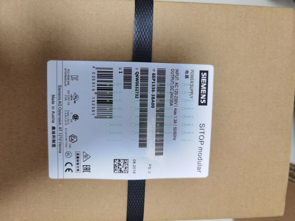 Siemens-- 6EP1336-3BA00 Power Supply 6EP1 336-3BA00 24VDC 20A US STOCK 1PCS NEW  - Image 1 of 1