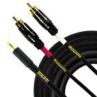 Mogami Gold 3.5-2Rca-10 Stereo Audio Y-Adapter Cable, 3.5Mm Trs Plug To Dual ...