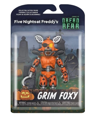 Grim Foxy Action Figure - Dreadbear - Five Nights at Freddy's - FNAF Cover