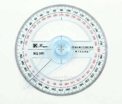 360 Degree Protractor Goniometer Angle Finder School Office Arm Ruler Rule Gauge • 7.52£