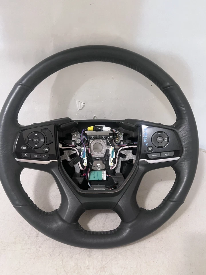 2018-22 HONDA PILOT OEM STEERING WHEEL ASSEMBLY  BLACK LEATHER - Изображение 1 из 4
