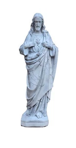 Jesus Christ Figurine in Cold cast Marble/Neon by Unity Gifts - Picture 1 of 7