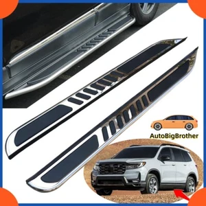 Running Board Fits for Honda Passport 2019 2023 Side Step Nerf Bar Black Steps - Picture 1 of 6