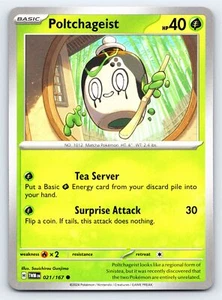 Poltchageist 021/167 Common Twilight Masquerade Pokemon Card - NM - Picture 1 of 2