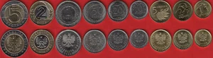 Poland set of 9 coins: 1 grosz - 5 zlotych 2020 UNC - Picture 1 of 1