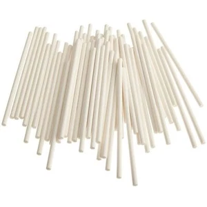 100PCS White Paper Pop Cake Sticks/ Lollipop Sticks - 8 inches 20cm - Picture 1 of 4