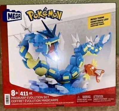 MEGA Pokemon Juego de Construcción HNT95 Magikarp Evolution Set Sellado Nuevo  Foto 1 de 2