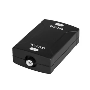 Coaxial to Toslink Adapter Optical Digital Audio Output Converter 24bit 96KHz - Picture 1 of 9
