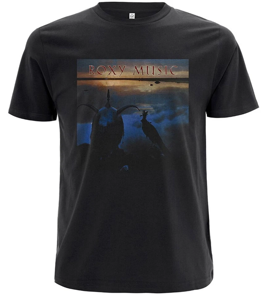 Roxy Music Avalon Album Black T-Shirt NEW OFFICIAL - Image 1 of 1