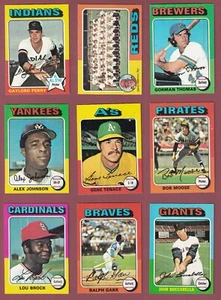 1975 Topps MINIS Baseball (529-660) * You Pick * Conditions Listed - Picture 1 of 257