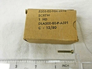 NOS MS35206219 Machine Screws - Original Military Packaging (Box of 100) - Bild 1 von 3