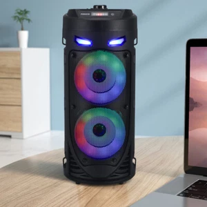 4‘’ Portable Bluetooth Speaker Bass Speakers Party Speaker Stereo Subwoofer+ Mic - Picture 1 of 20