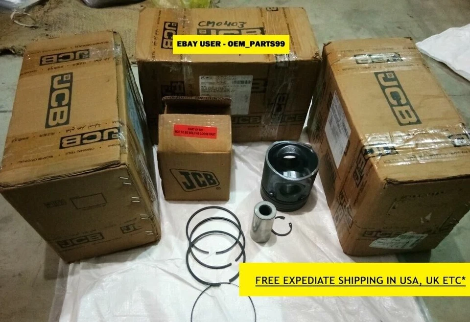 Genuine Jcb Piston Kit 444 Eng. Nat Asp, 4 Pc (Part No. 320/09210) - Image 1 of 1