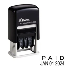 Shiny Mini Dater S-303 - (PAID) - Self-Inking Date Stamp - Picture 1 of 5
