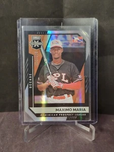 2021 Elite Extra Edition Decade Die Cut #185 Maximo Maria 16/999 - Picture 1 of 2